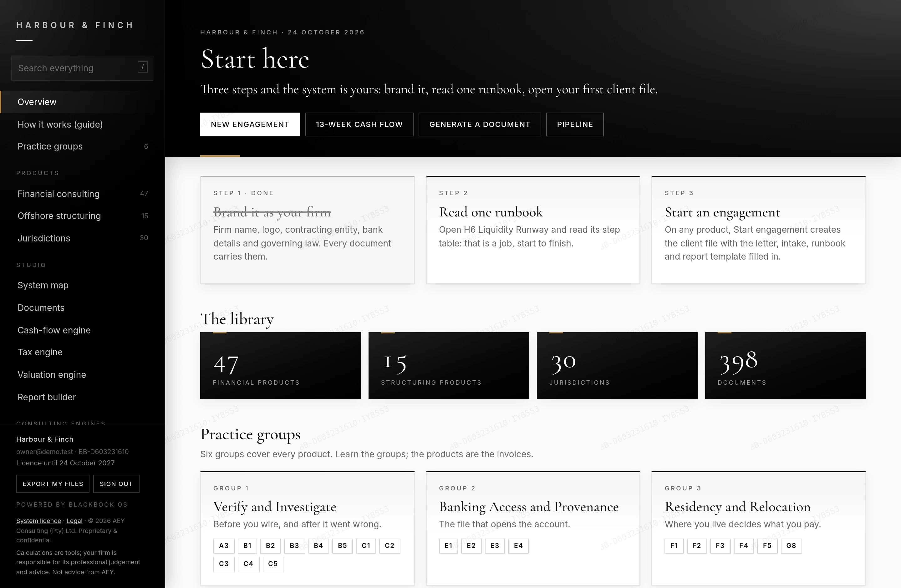 BlackBook OS overview